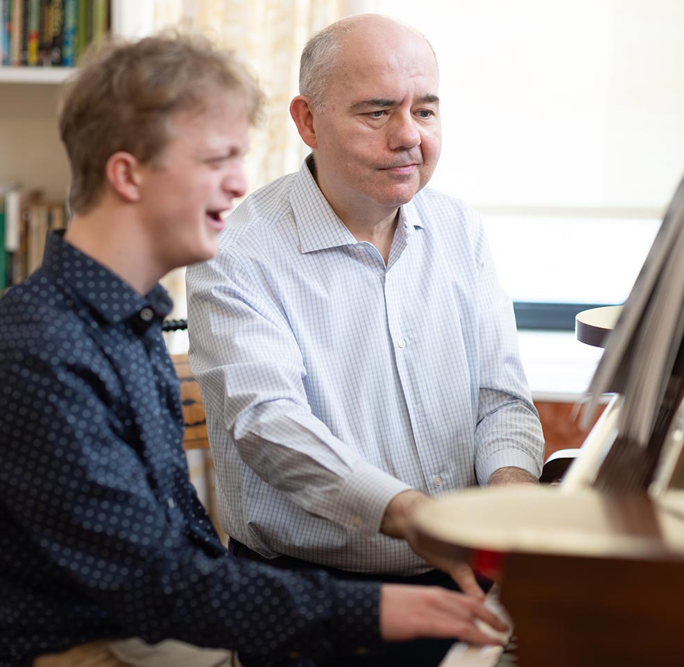 Muir-John-Lesson Peter Muir & John during a Lesson